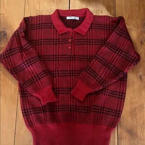 Plaid sweater